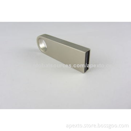Mini Metal USB Flash Drive, 4GB or 8GB Capacity, Supports Custom Logo, Data Pre-load and Encryption